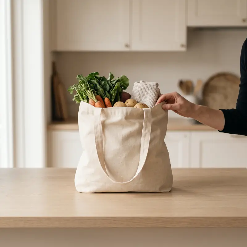 Sacs en tissu et de courses